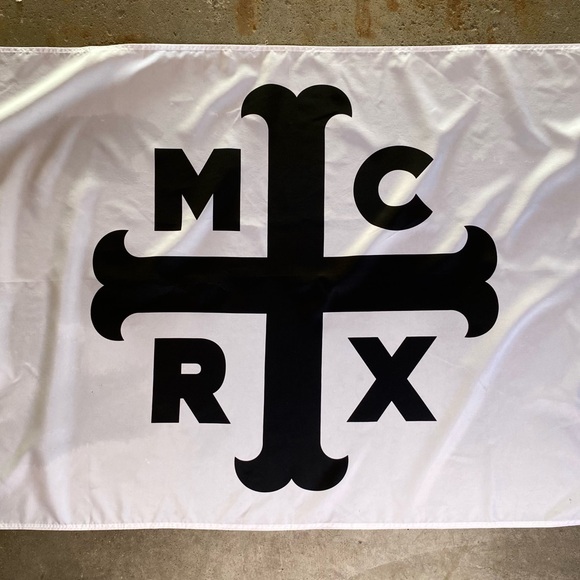Rare MCRX my chemical romance MCR 10th anniversary flag - Picture 1 of 2